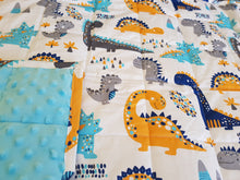 Load image into Gallery viewer, 1.3kg -2.2kg Dinosaur Weighted Lap Blankets